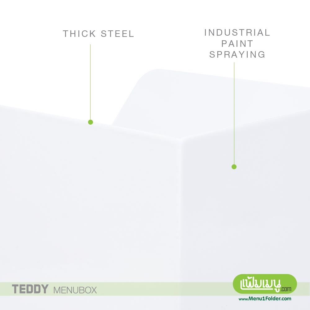 กล่องใส่เมนู ทำจากวัสดุคุณภาพดี แข็งแรง