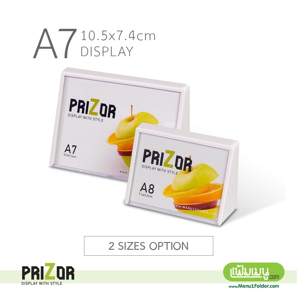 ป้ายอะคริลิค ใส่ราคาอาหาร และ ชื่ออาหาร