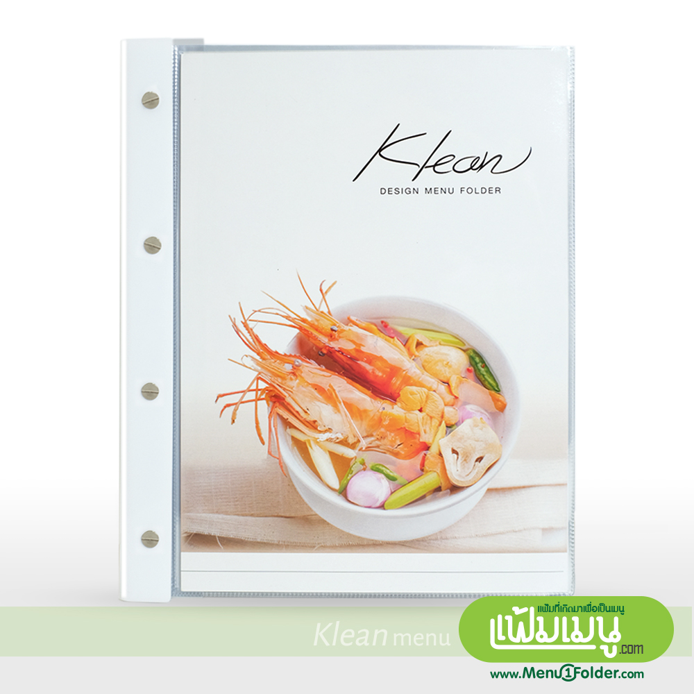 Klean menu folder bangkok